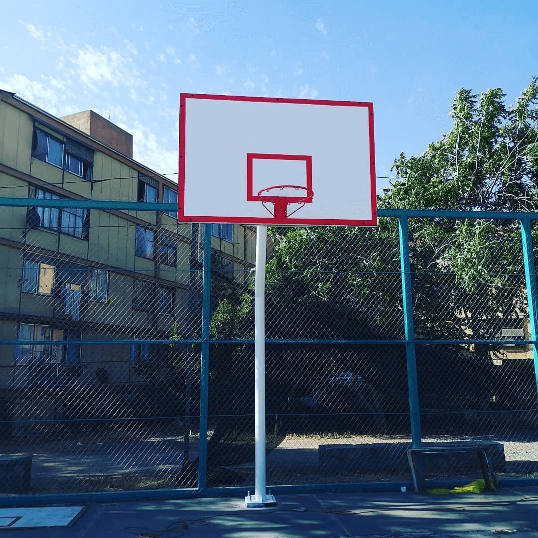 Tablero de basquet con aro doble y marco metalico 3 Tablero de basquet aro simple y doble