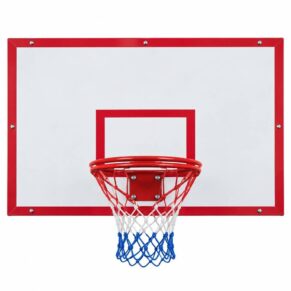 Inicio 16 Tablero de basquet con aro doble y marco metalico