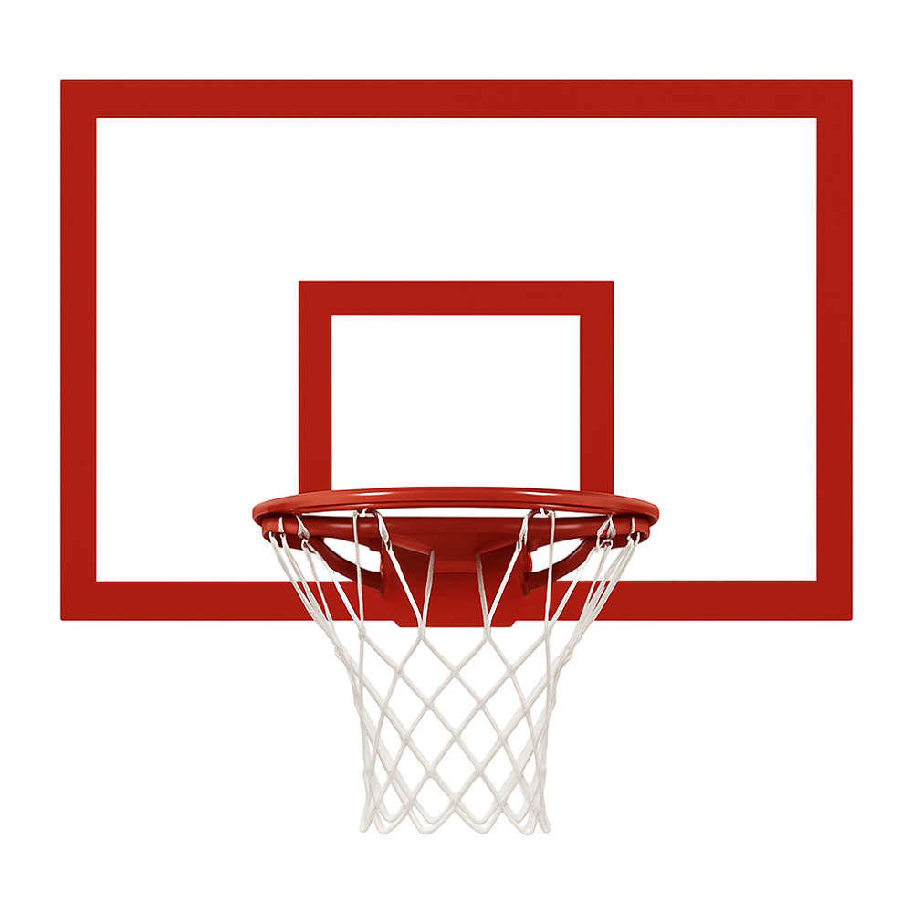 Tablero de basquet con aro doble y marco metalico 2 Tablero de basquet con aro simple y marco metalico
