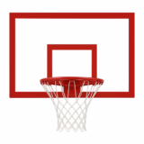 Tablero de basquet con aro simple y marco metalico 1 Tablero de basquet con aro simple y marco metalico