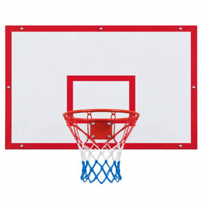 Inicio 12 Tablero de basquet con aro simple y marco metalico