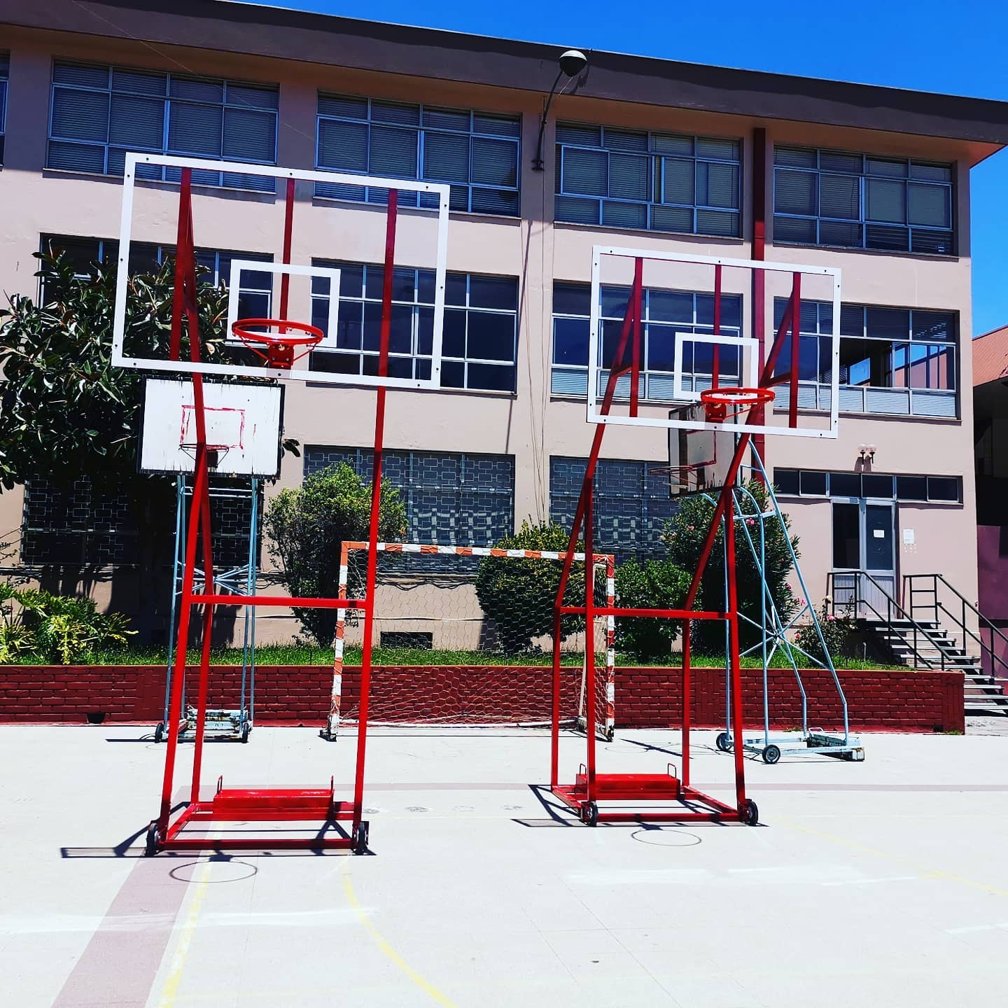 Torre de basquet profesional movil medidas oficiales 4 Torre movil_2