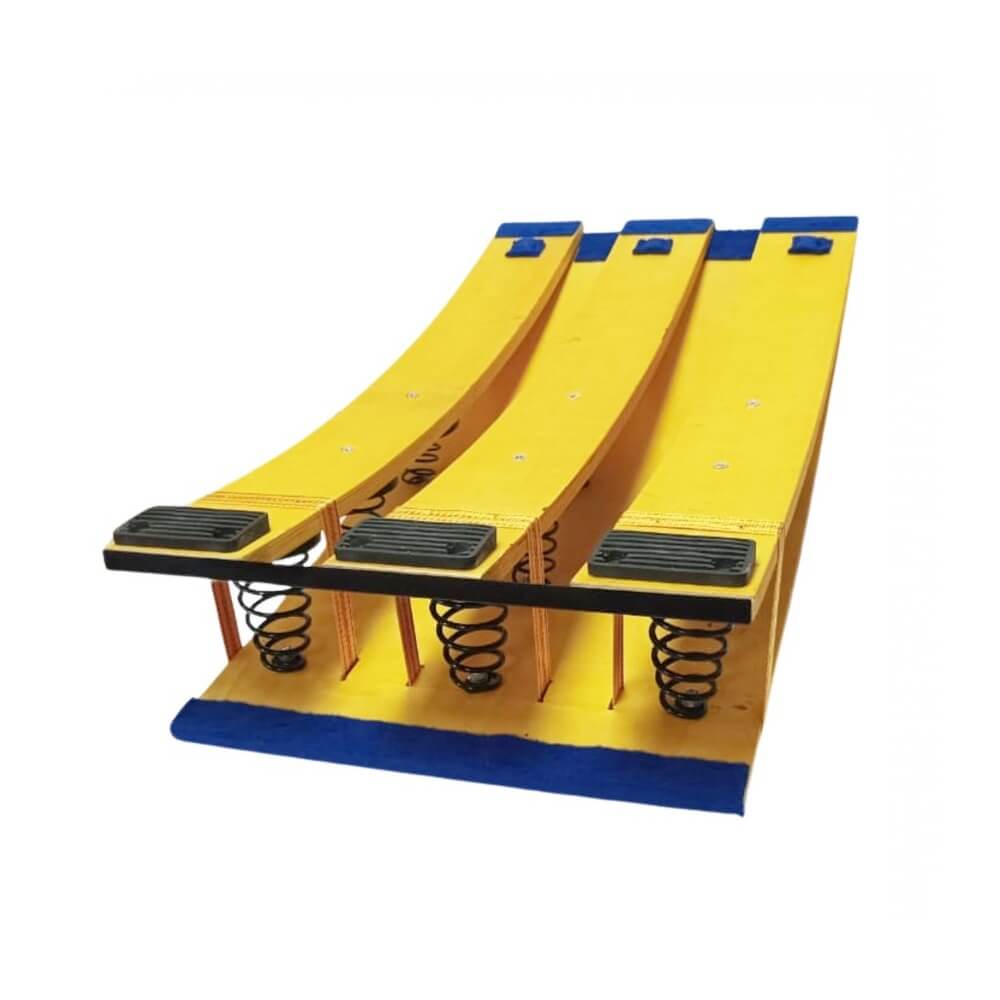 Trampolín de gimnasia UK Time 9 resortes 5 Trampolin de salto gimnasia 9 resortes base antideslizante